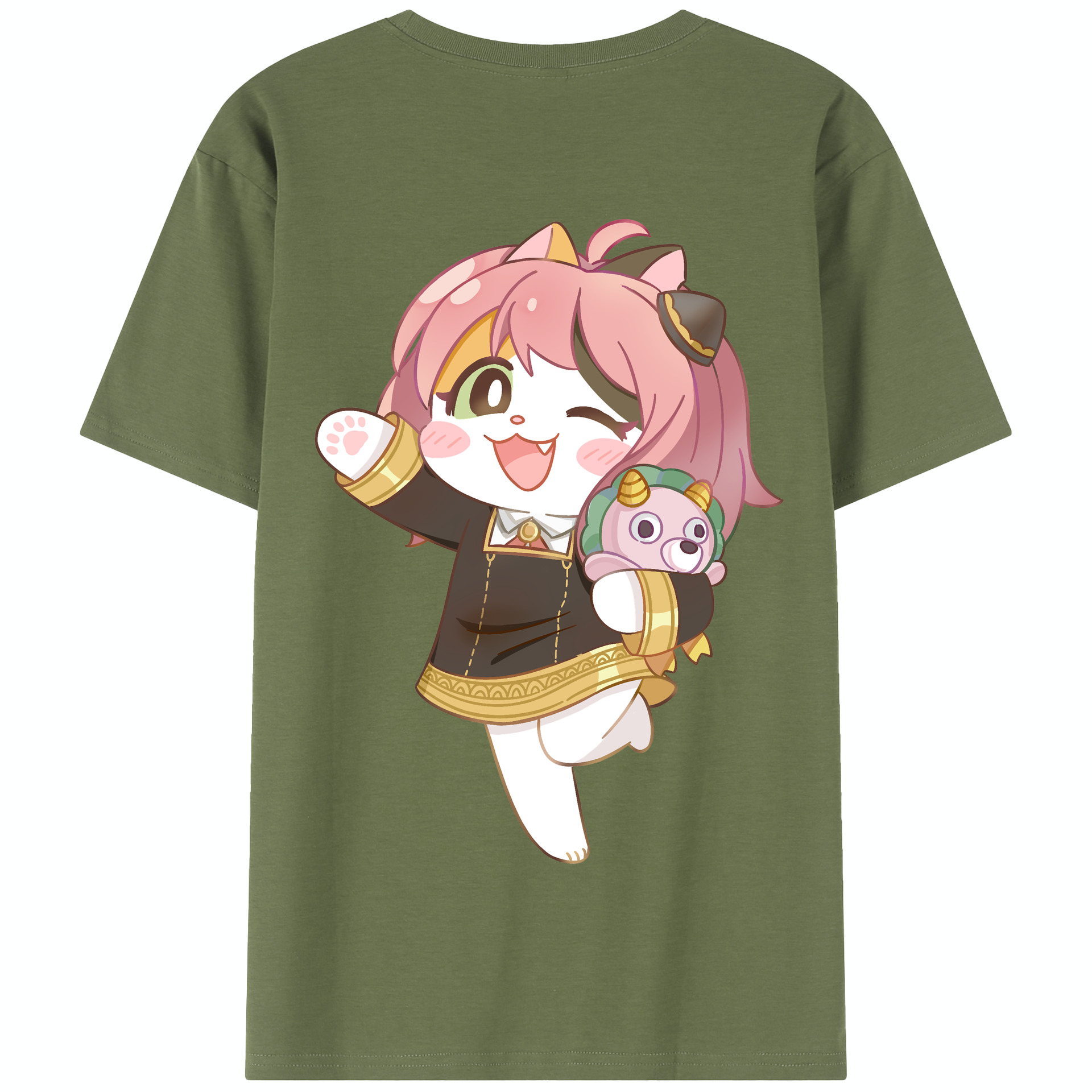 （画像用） SPY×FAMILY间谍家家酒 綿100％半袖Tシャツ（背面プリント）